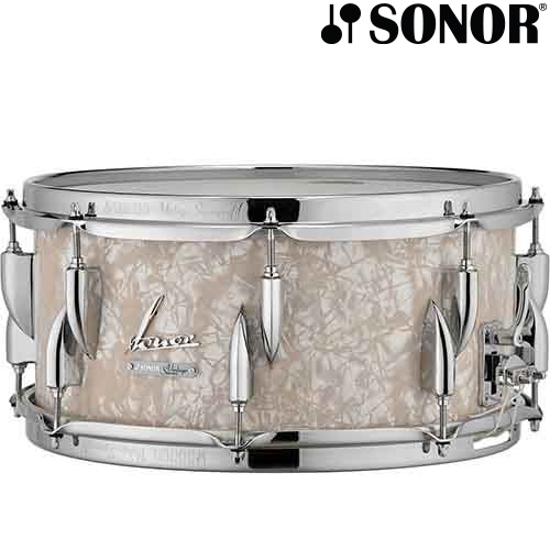 Sonor Vintage 시리즈 스네어드럼 14 x 6.5 색상 Vintage Pearl (Super 50 Throw Off System) 15910129